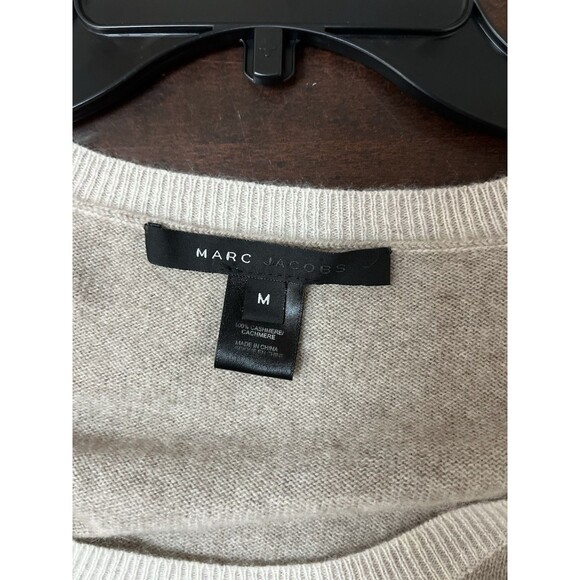 Marc Jacobs Sweater Dress 100% Cashmere Scoop Neck Sz M - Picture 8 of 9